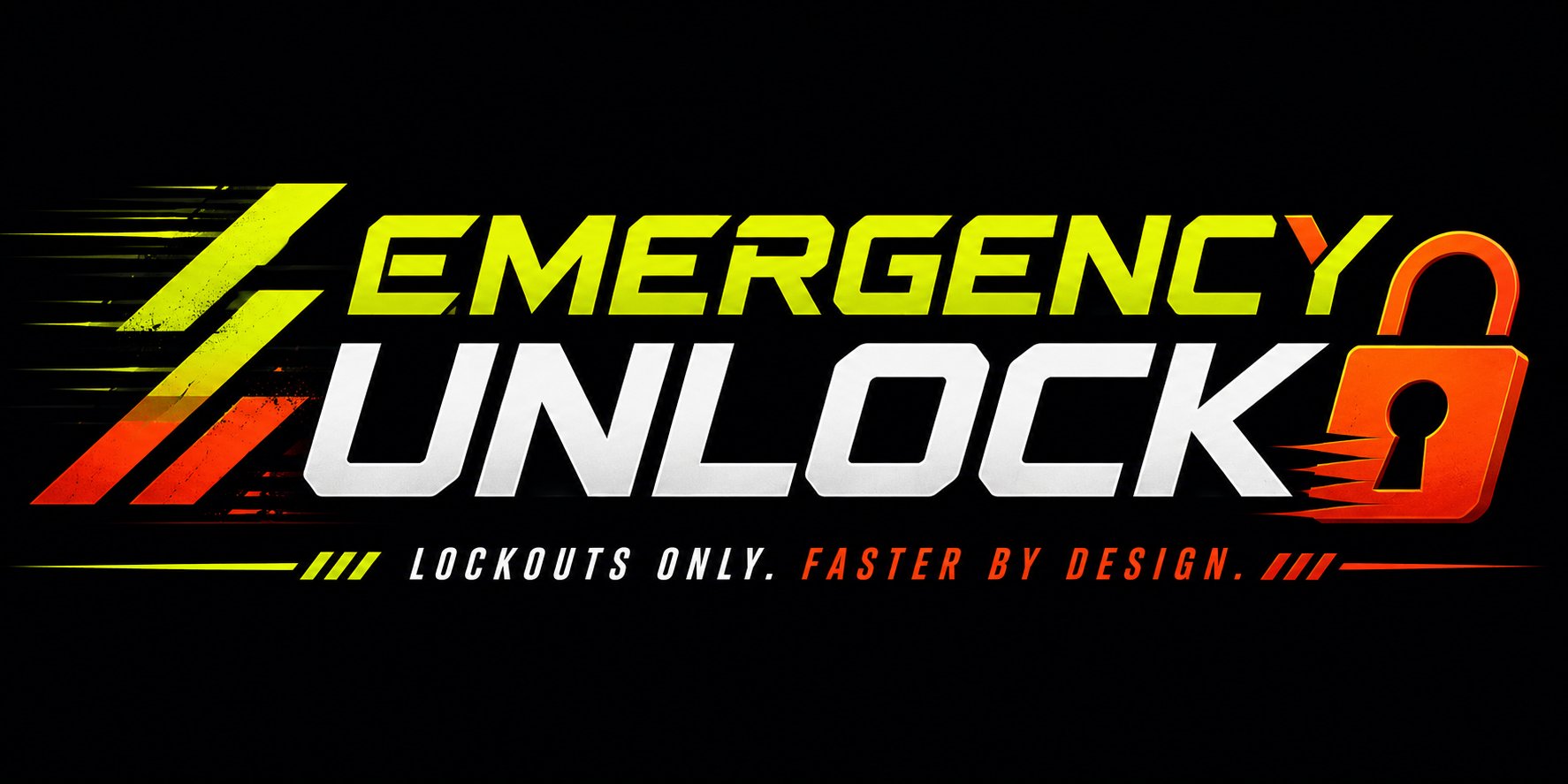 Emergency Unlock — Lockouts Only. Faster By Design.